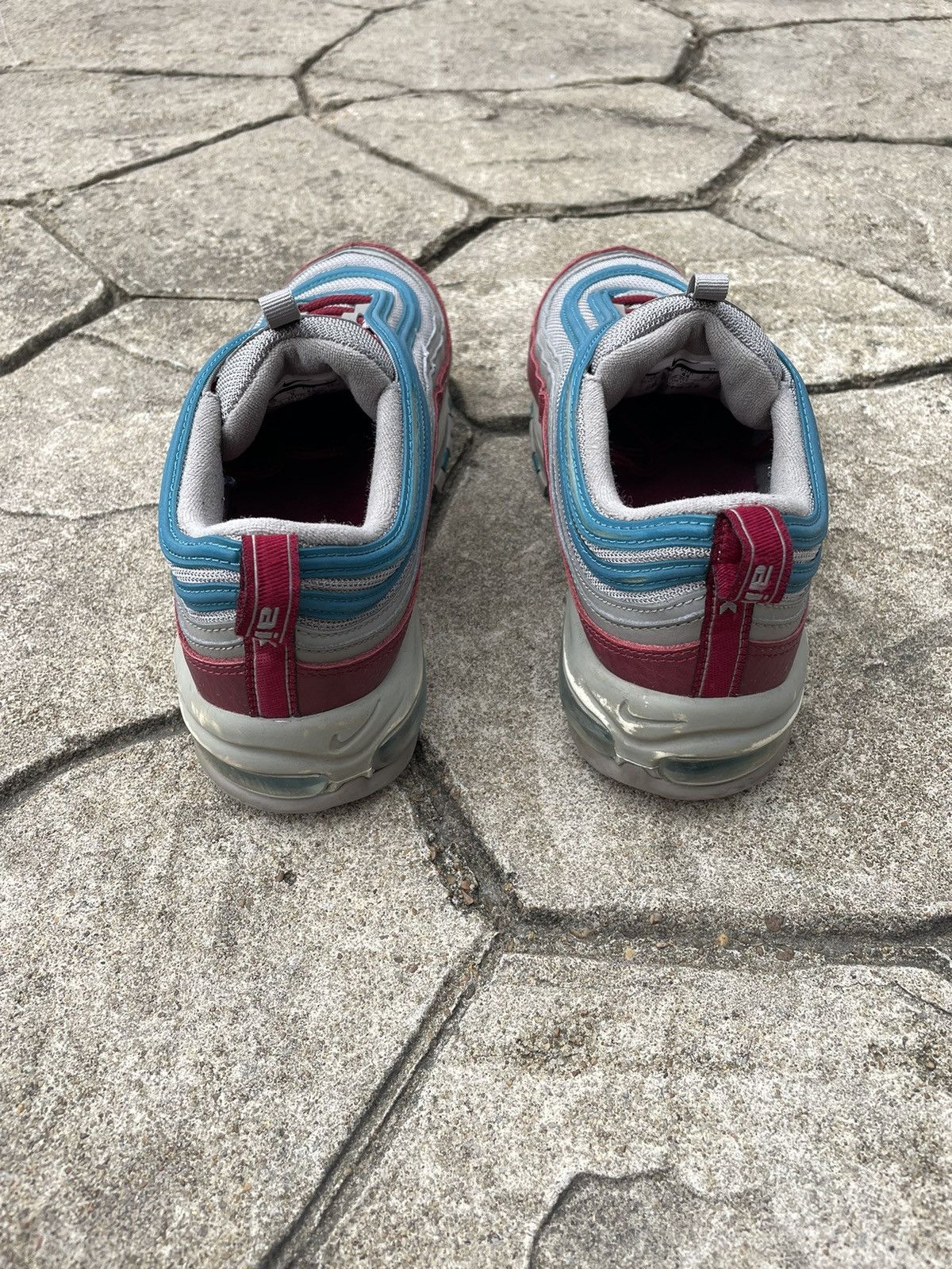Nike 2018 Nike Air Max 97 “Tumbled Leather” Low Top Sneakers Size US 10 / EU 43 - 6 Thumbnail