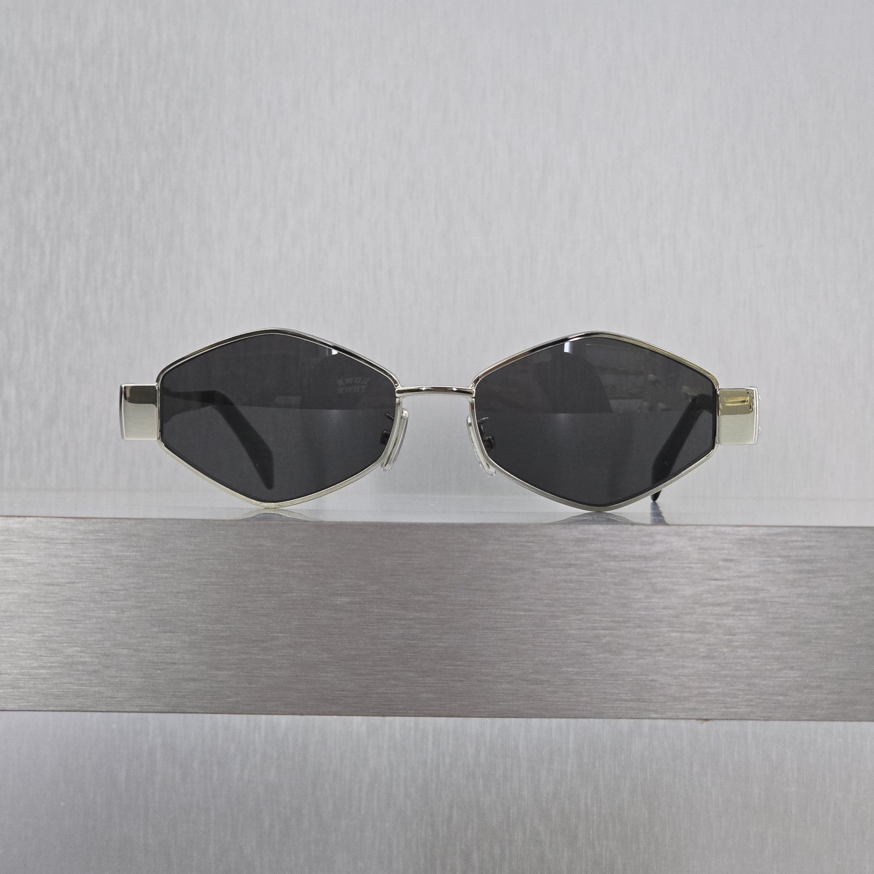 Celine CELINE Triomphe 01 Oval Sunglasses SILVER Size ONE SIZE - 6 Thumbnail
