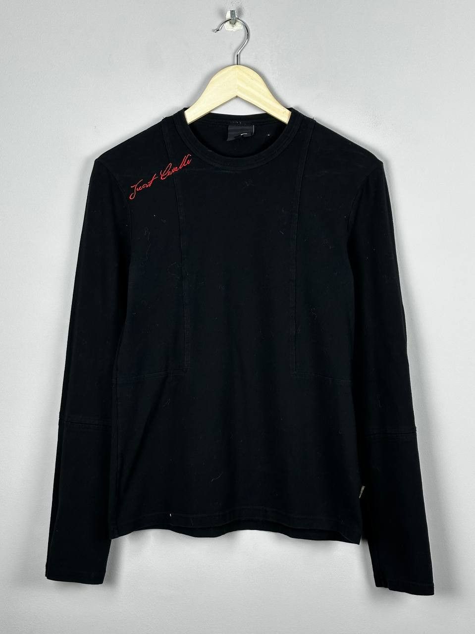 Just Cavalli Just Cavalli Avant Garde Black Long Sleeve T Shirt Size M / US 6-8 / IT 42-44 - 1 Thumbnail
