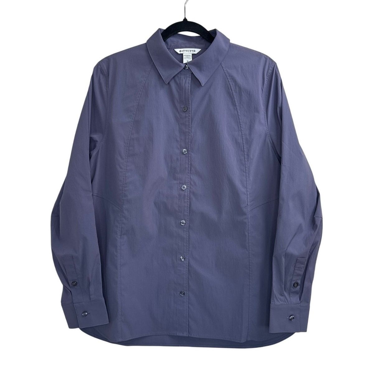Athleta Athleta A Frame Poplin Performance Button Up Shirt Size Med Size M / US 6-8 / IT 42-44 - 2 Thumbnail