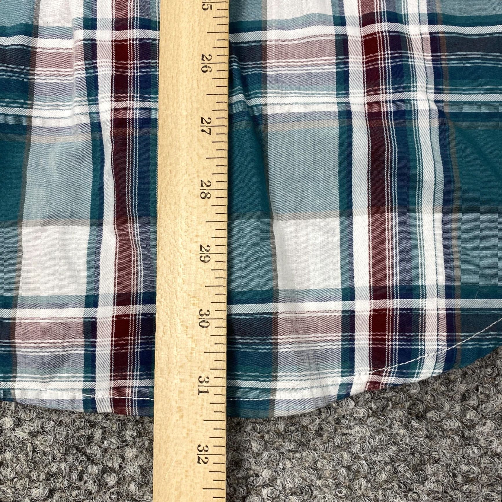 Vintage VINTAGE High Noon Shirt Mens Small Green Plaid Western Pearl Snap Short Sleeve Cowboy Size US S / EU 44-46 / 1 - 7 Thumbnail