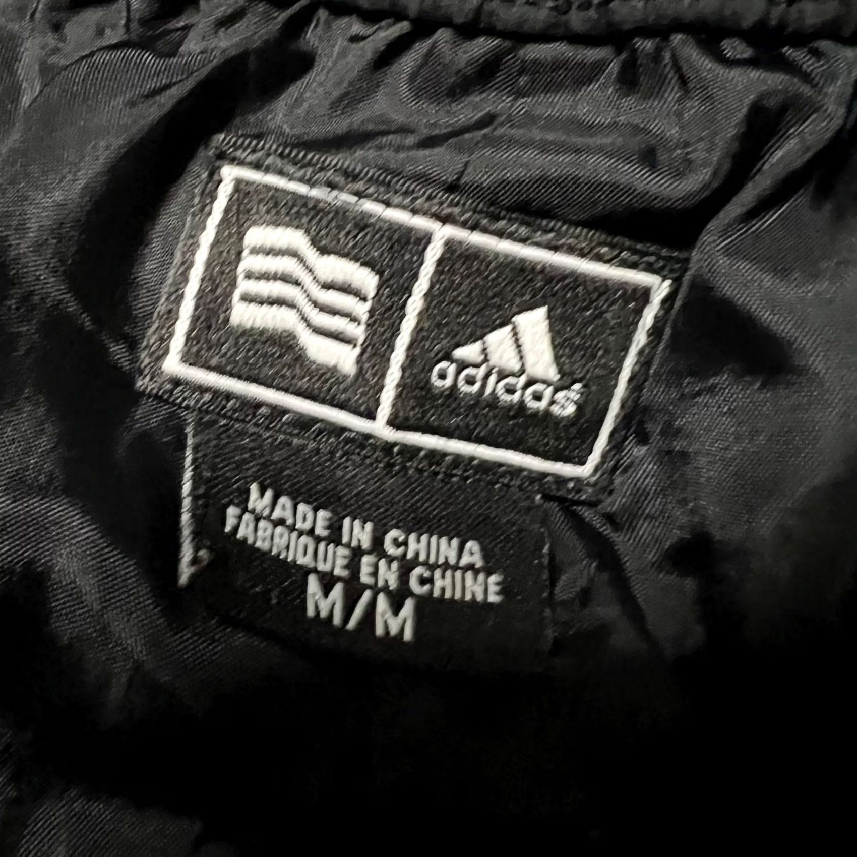Adidas Adidas Climaproof Pants Medium Black Snap Button Packable Golf AGC005 Mens Size US 31 - 7 Thumbnail