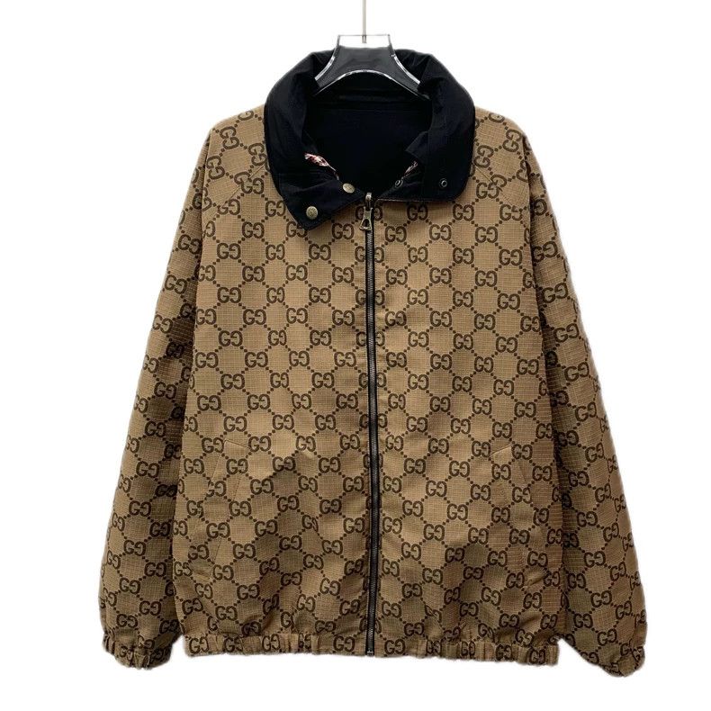 Gucci Gucci Color-matched logo jacquard full print double-sided l Size US M / EU 48-50 / 2 - 1 Thumbnail