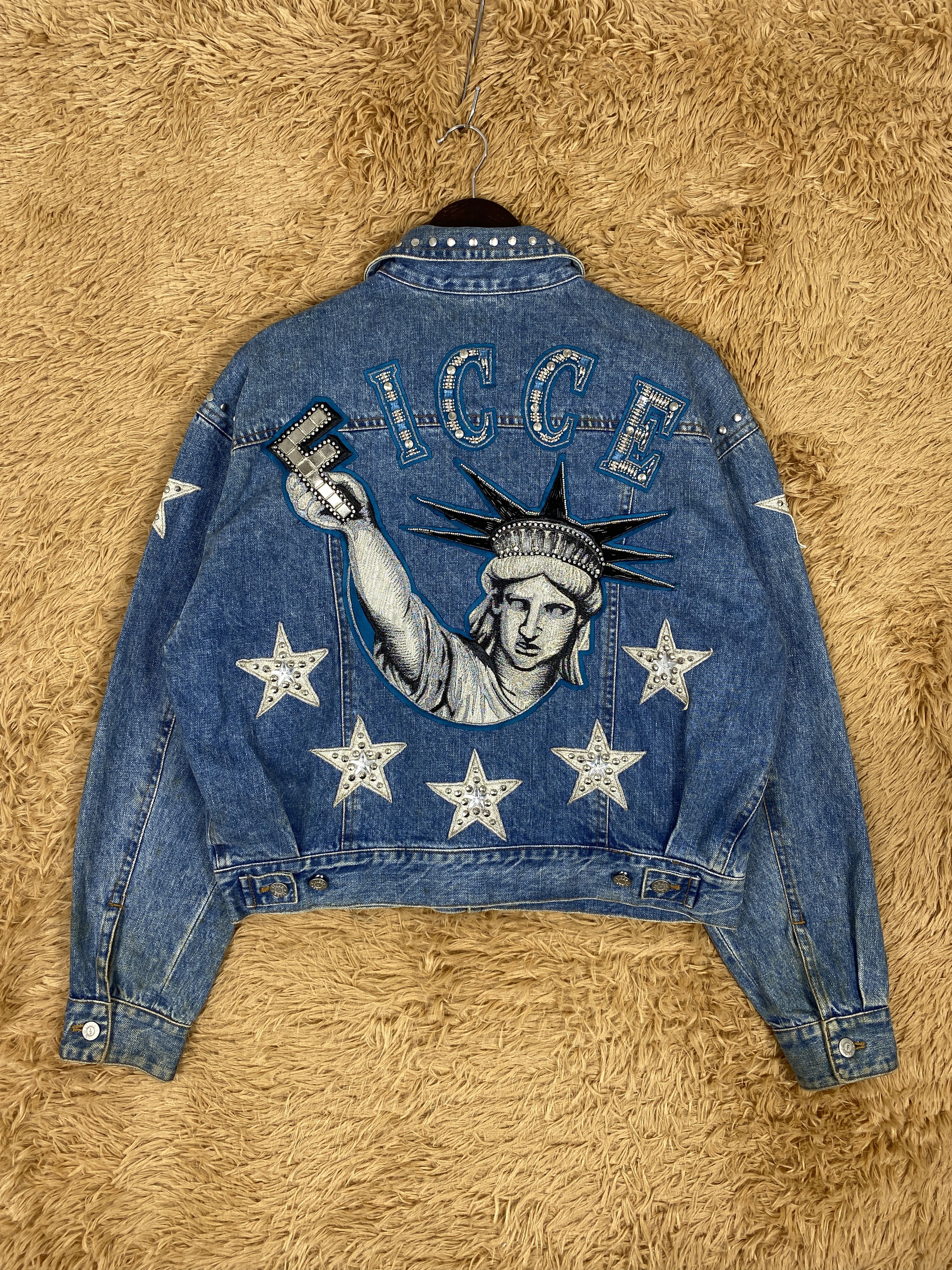 Vintage Vintage Ficce Jeans Denim Jacket PJ2402 Size US M / EU 48-50 / 2 - 1 Thumbnail