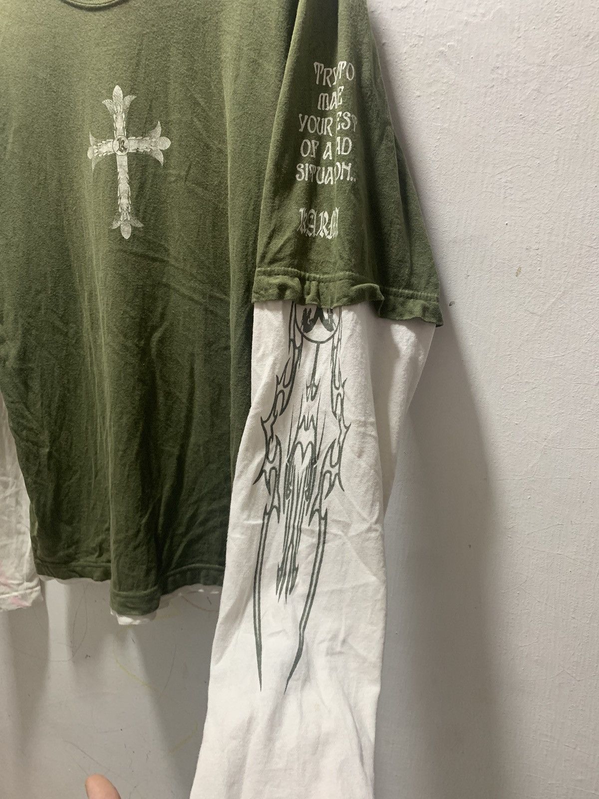 If Six Was Nine Vintage karma cross logo Long Sleeve Size US L / EU 52-54 / 3 - 5 Thumbnail