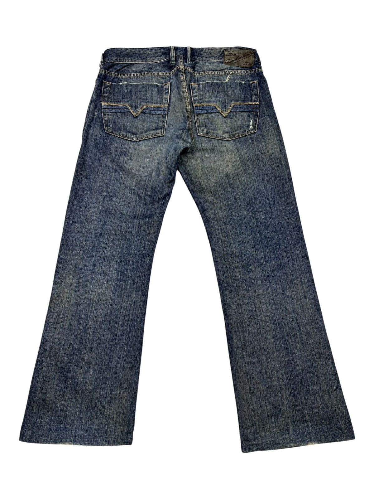 Diesel DIESEL INDUSTRY BAGGY JEANS DISTRESSED DENIM Size US 34 / EU 50 - 2 Thumbnail