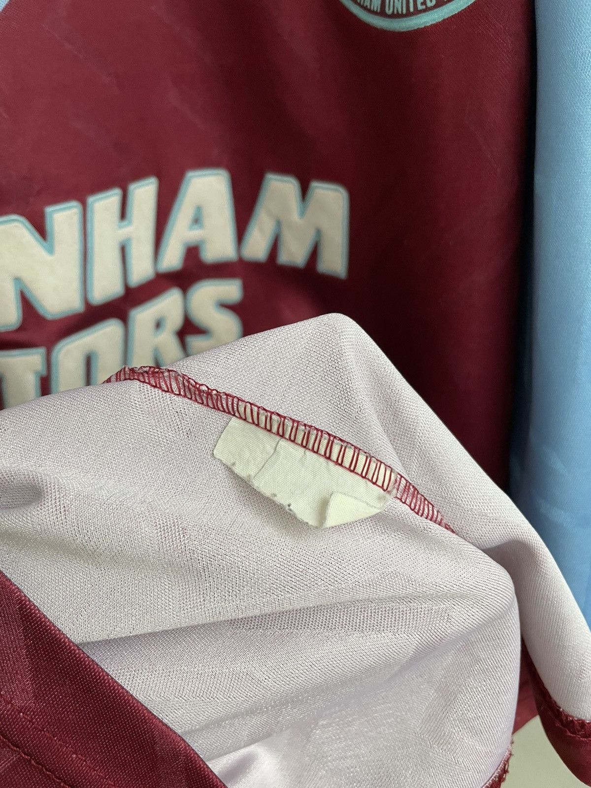 Vintage West Ham United 1993 1994 1995 Football Shirt Soccer Jersey Size US XXL / EU 58 / 5 - 14 Thumbnail