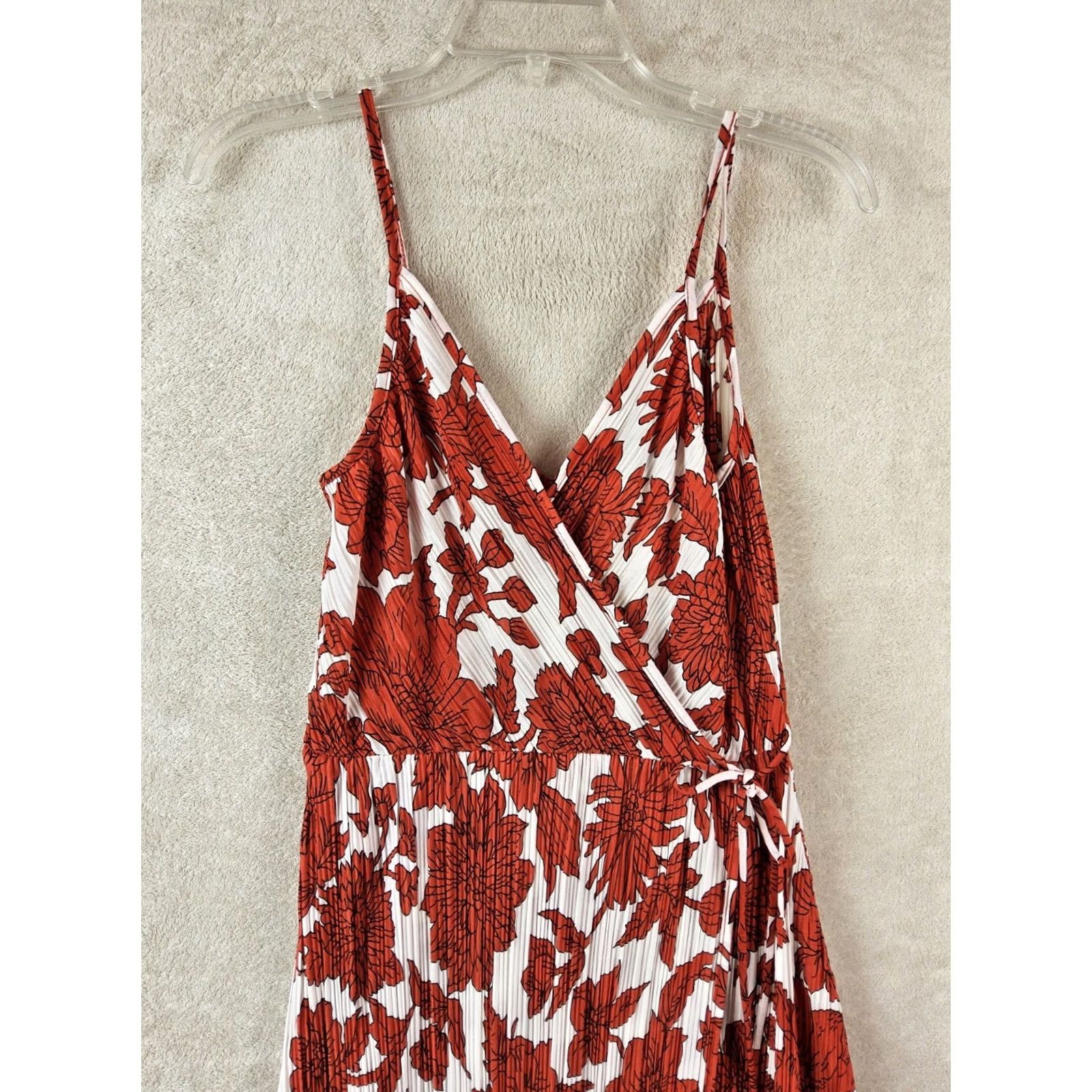 H&M H&M Women's Sundress Sleeveless Floral Pleated Midi Dress S Multicolor Womens Size S / US 4 / IT 40 - 2 Thumbnail