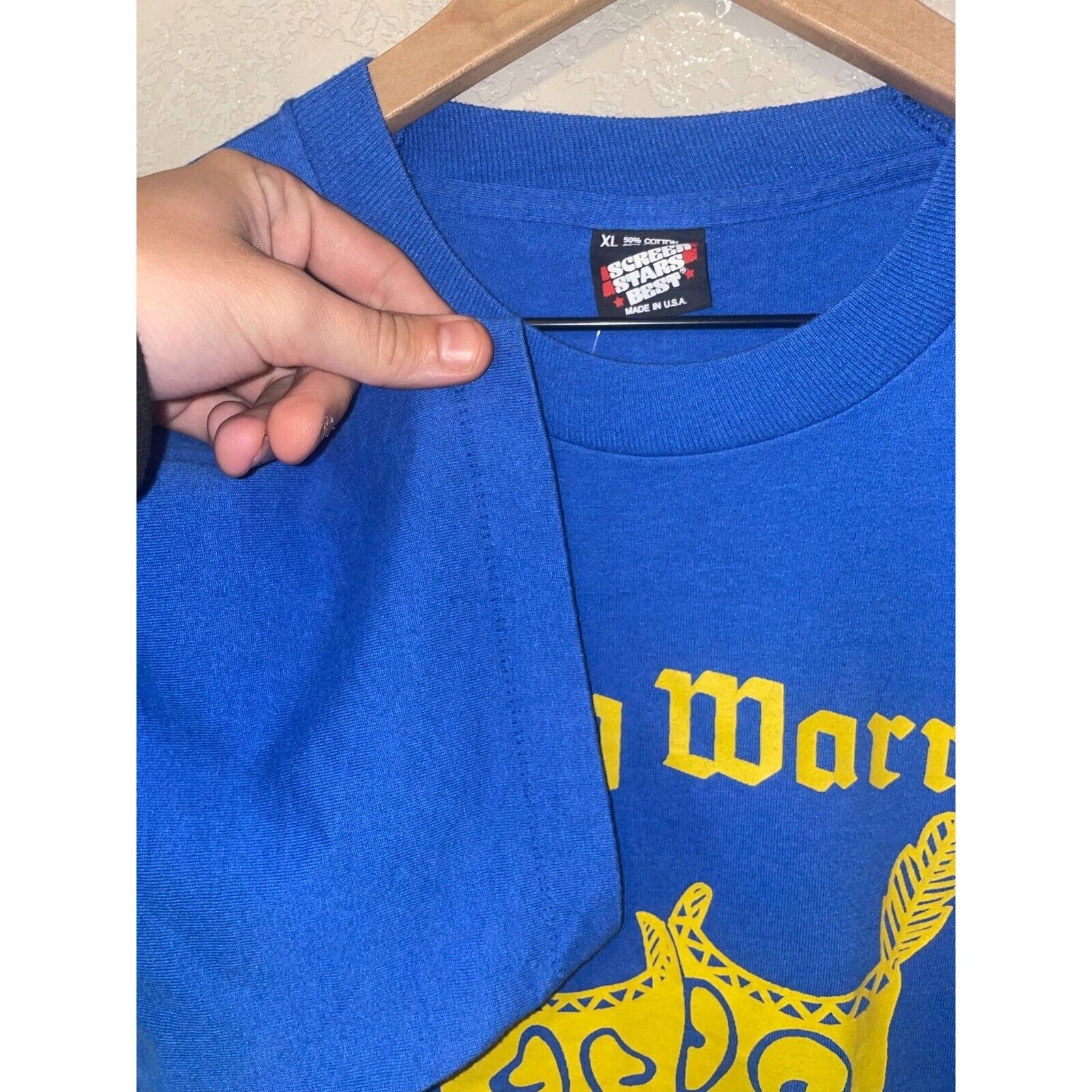 Other Vintage Theater Shirt Welch Warrior Speech Club Masks 90s XL Size US XL / EU 56 / 4 - 3 Thumbnail