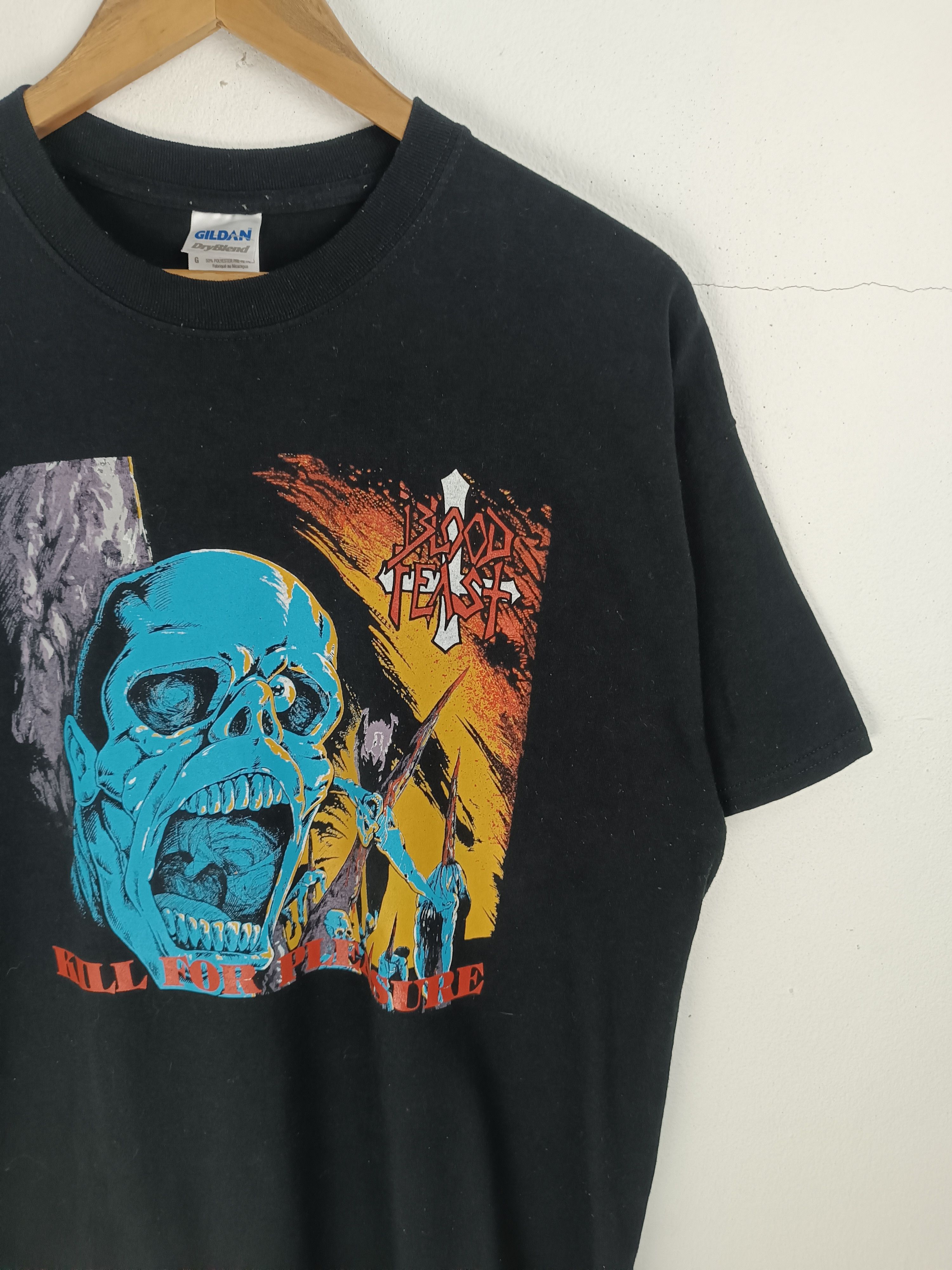 Band Tees VINTAGE 2010 BLOOD FEAST GERMANY METAL TOUR TEE Size US L / EU 52-54 / 3 - 6 Thumbnail