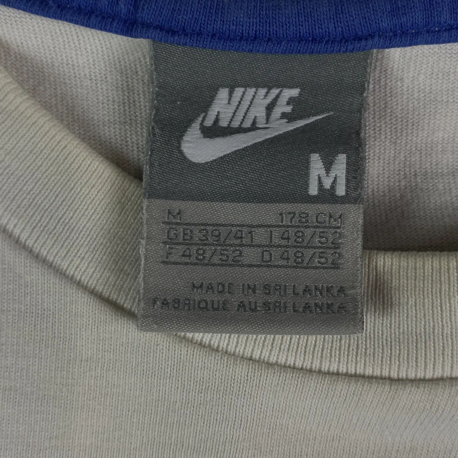 Nike Mens T-Shirt Short Sleeve Nike France 22 Vintage Size M Size US M / EU 48-50 / 2 - 7 Thumbnail