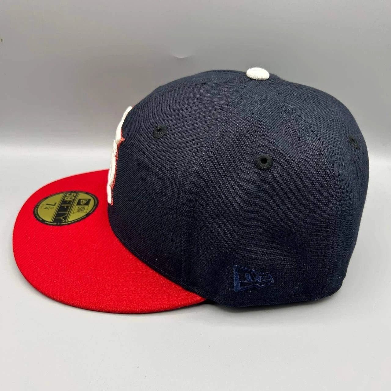 New Era St. Louis Cardinals Hat Men 7 1/4 Navy Red MLB Fitted Cap Size ONE SIZE - 6 Thumbnail
