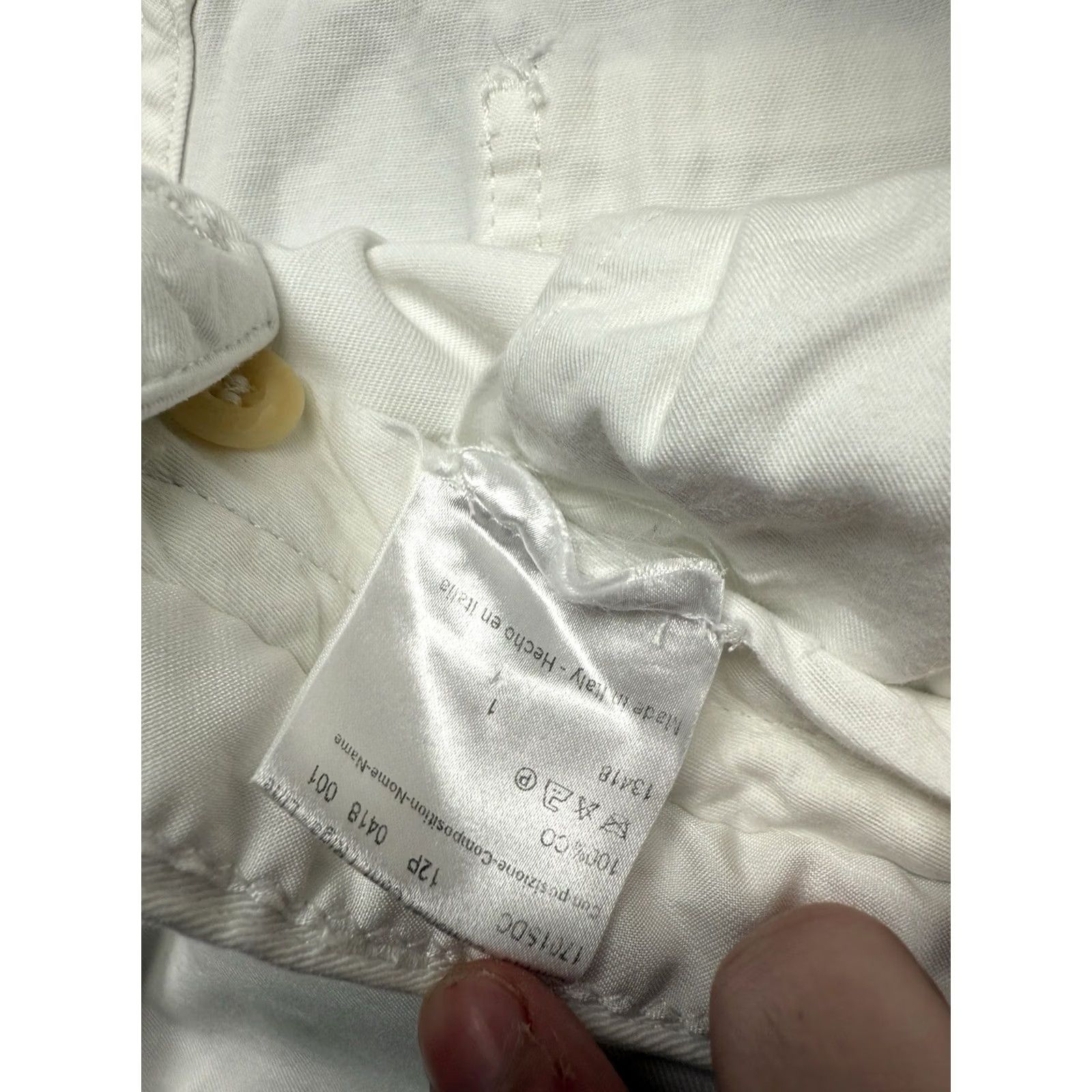 Brioni Brioni Marmolada White Denim Jeans Mens Classic 5 Pocket 36X28 Regular Inseam 28 White Cotton Denim Straight Size US 36 / EU 52 - 6 Thumbnail