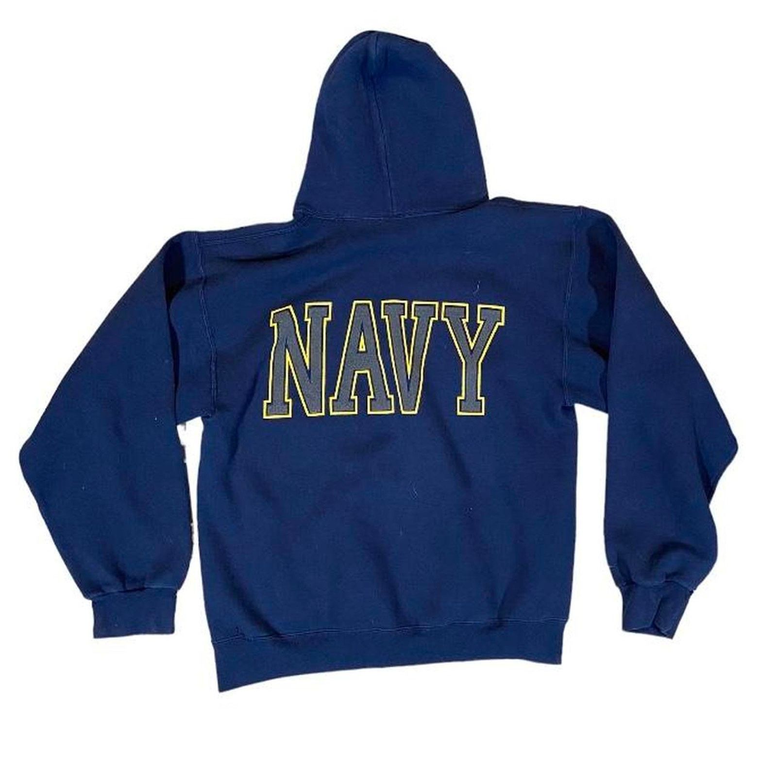 Hanes 90s navy pullover hoodie usa Size US M / EU 48-50 / 2 - 1 Thumbnail