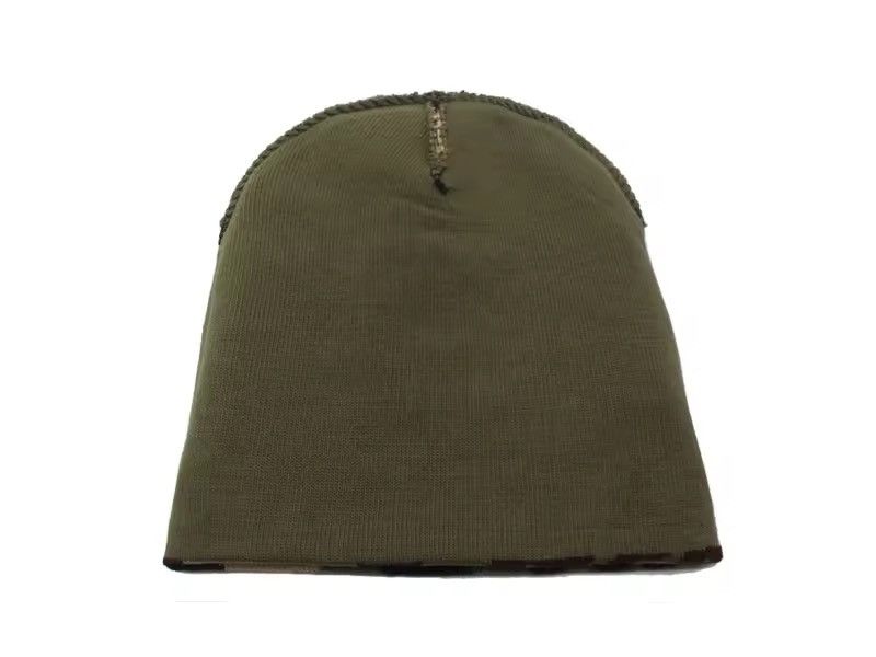 Japanese Brand Camouflage Knitted Elastic Beanie Hat Size ONE SIZE - 3 Thumbnail