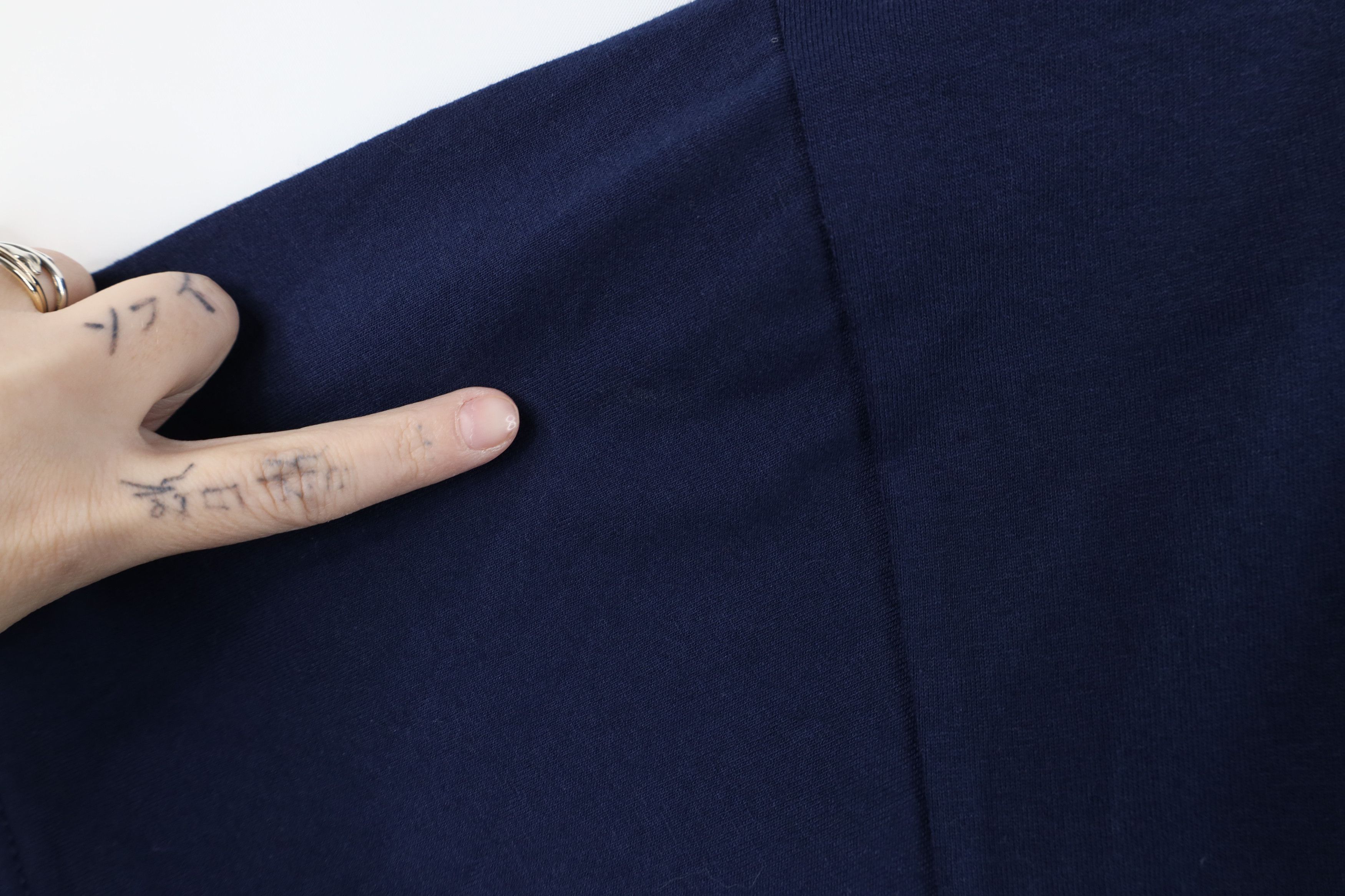 Vintage Vintage Y2K Streetwear Spell Ask Me If I Care T-Shirt Blue Size US XL / EU 56 / 4 - 6 Thumbnail