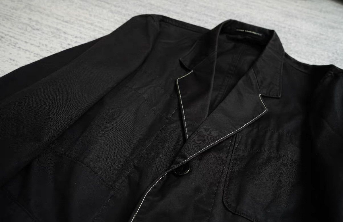 Yohji Yamamoto Yohji Yamamoto Oversized Stitch Detail Work Blazer Jacket Size US M / EU 48-50 / 2 - 3 Thumbnail