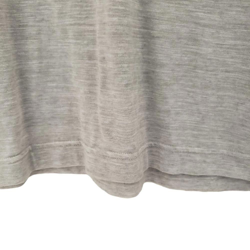 Banana Republic Ct195a Ladies Banana Republic Grey scoop-neck T-shirt Med Size M / US 6-8 / IT 42-44 - 4 Thumbnail