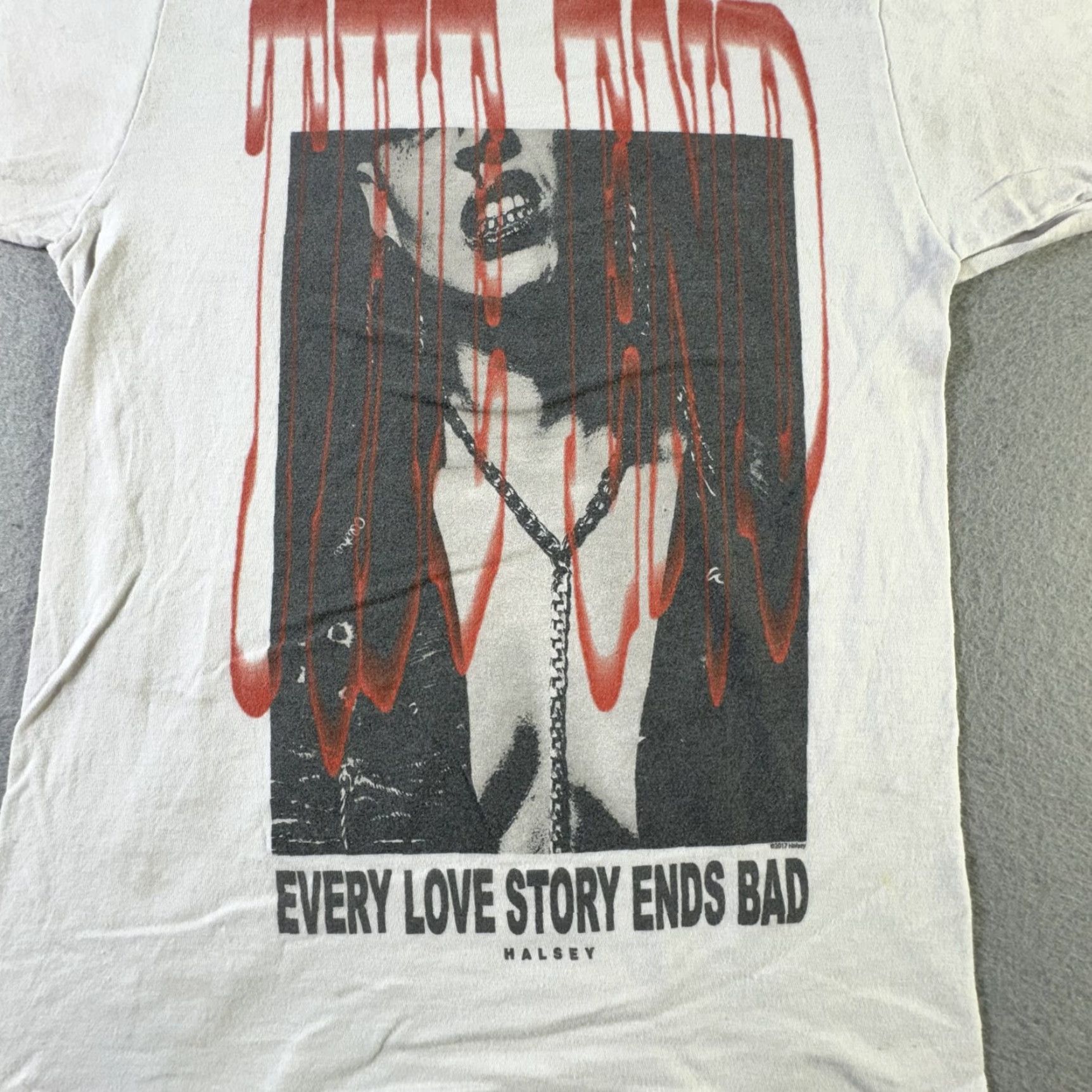 Vintage VINTAGE Alstyle Halsey T-Shirt Mens Small White Music Band Graphic 2017 Size US S / EU 44-46 / 1 - 2 Thumbnail