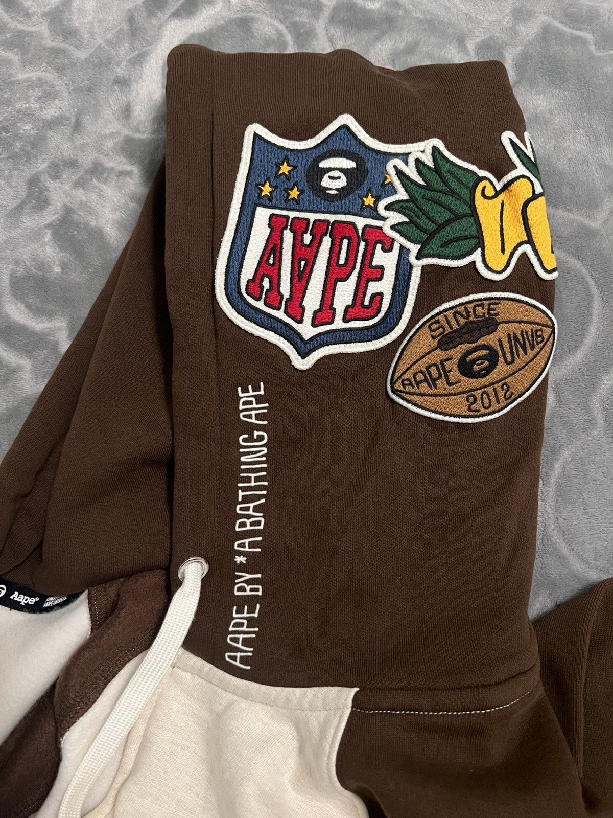 Other Aape By A Bathing Ape Boxie Hoodie In Biege And Brown Size US S / EU 44-46 / 1 - 8 Thumbnail