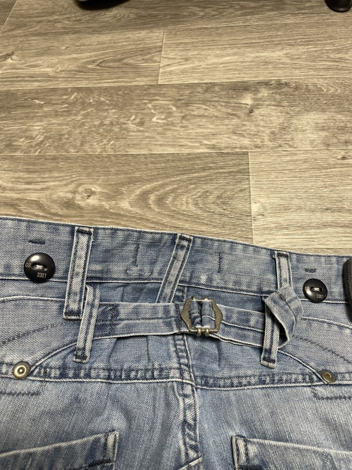 G-Star 32/30 Vintage G-Star Raw SE 5204/3301 Cargo Elwood Jeans Size US 32 / EU 48 - 22 Thumbnail