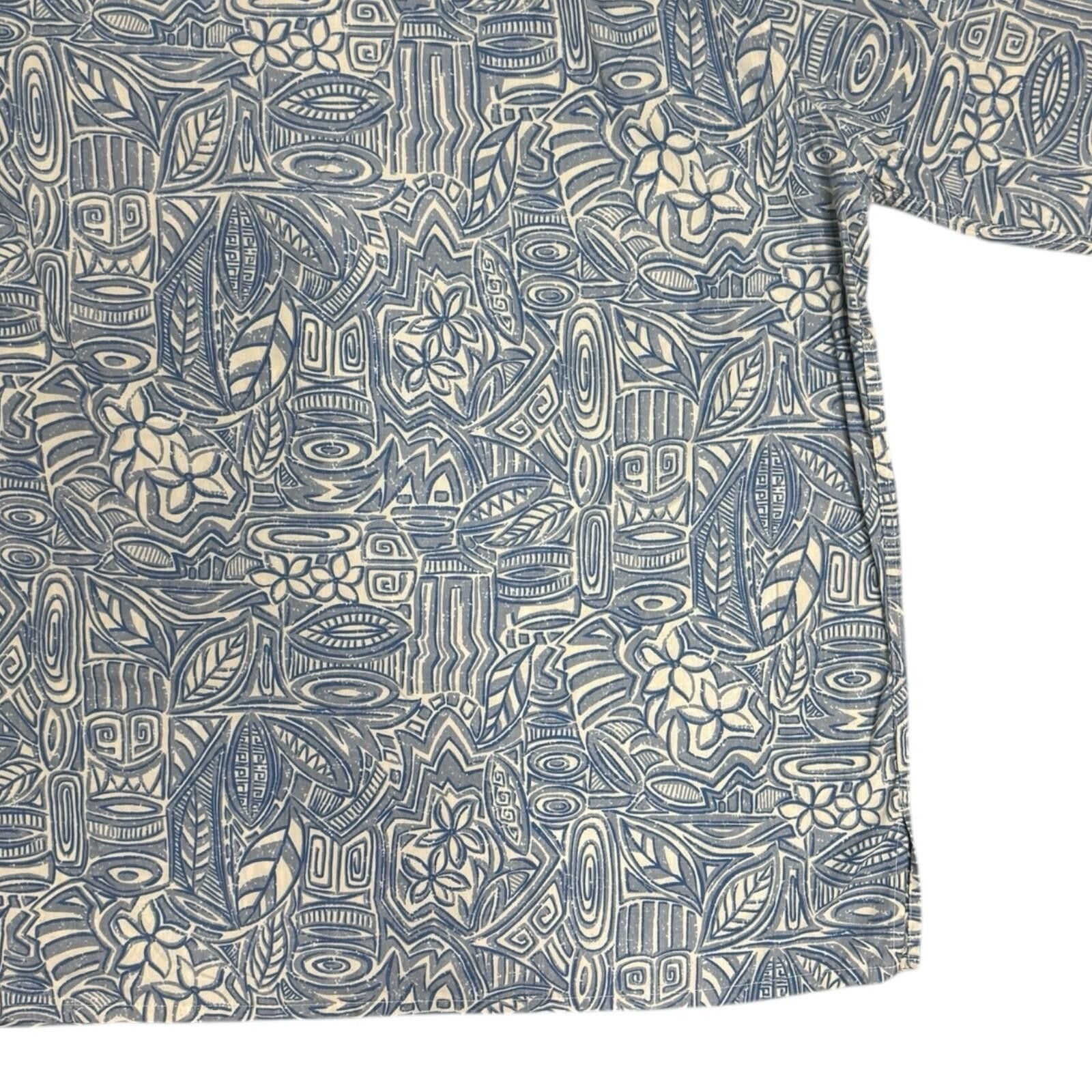Reyn Spooner Vintage Reyn Spooner Reverse Print Hawaiian Shirt XL Tiki Size US XL / EU 56 / 4 - 10 Thumbnail