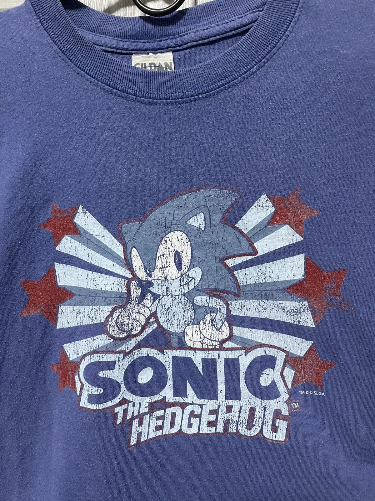Nintendo × Vintage Vintage 1999 Sonic The Hedgehog Sega T Shirt 90s Tee Size US M / EU 48-50 / 2 - 4 Thumbnail