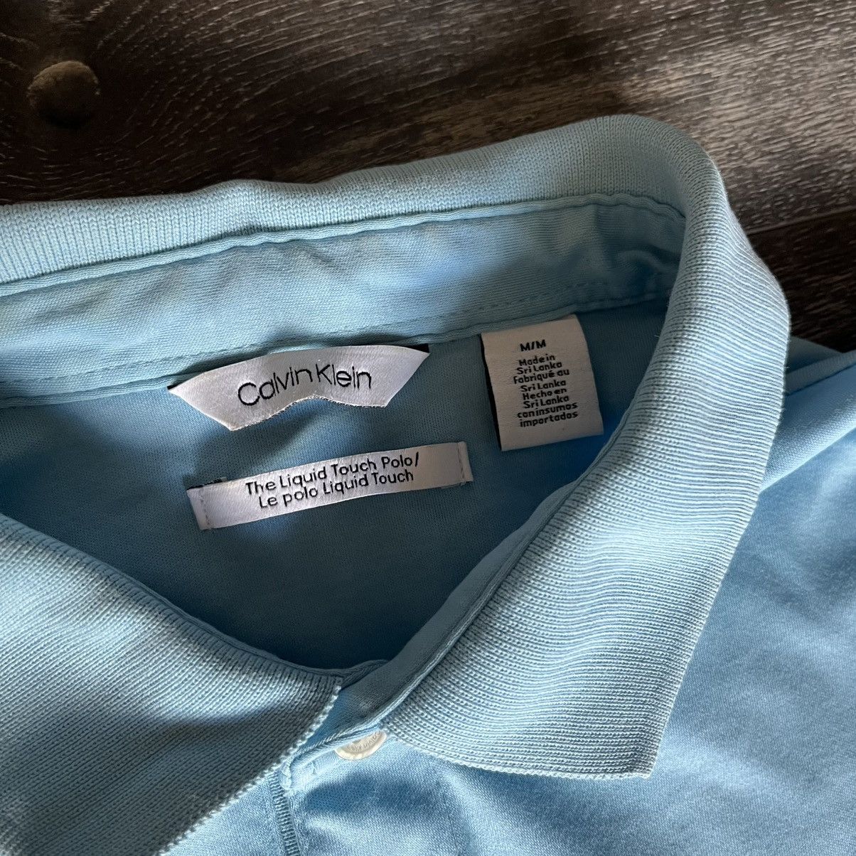 Calvin Klein Calvin Klein 3F Melatonin Oxyd Logo Liquid Touch Polo Shirt Size US M / EU 48-50 / 2 - 6 Thumbnail