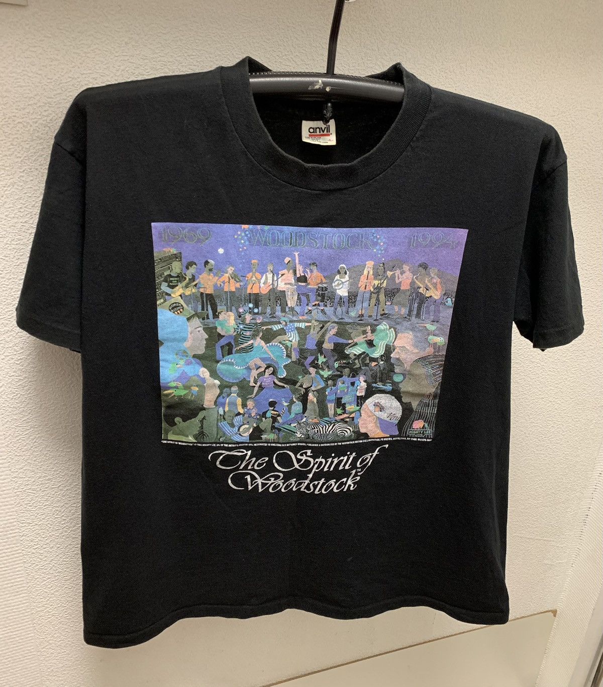 Vintage The Spirit Of Woodstock 1969 1999 vintag t-shirt Made In Usa Size US L / EU 52-54 / 3 - 1 Thumbnail