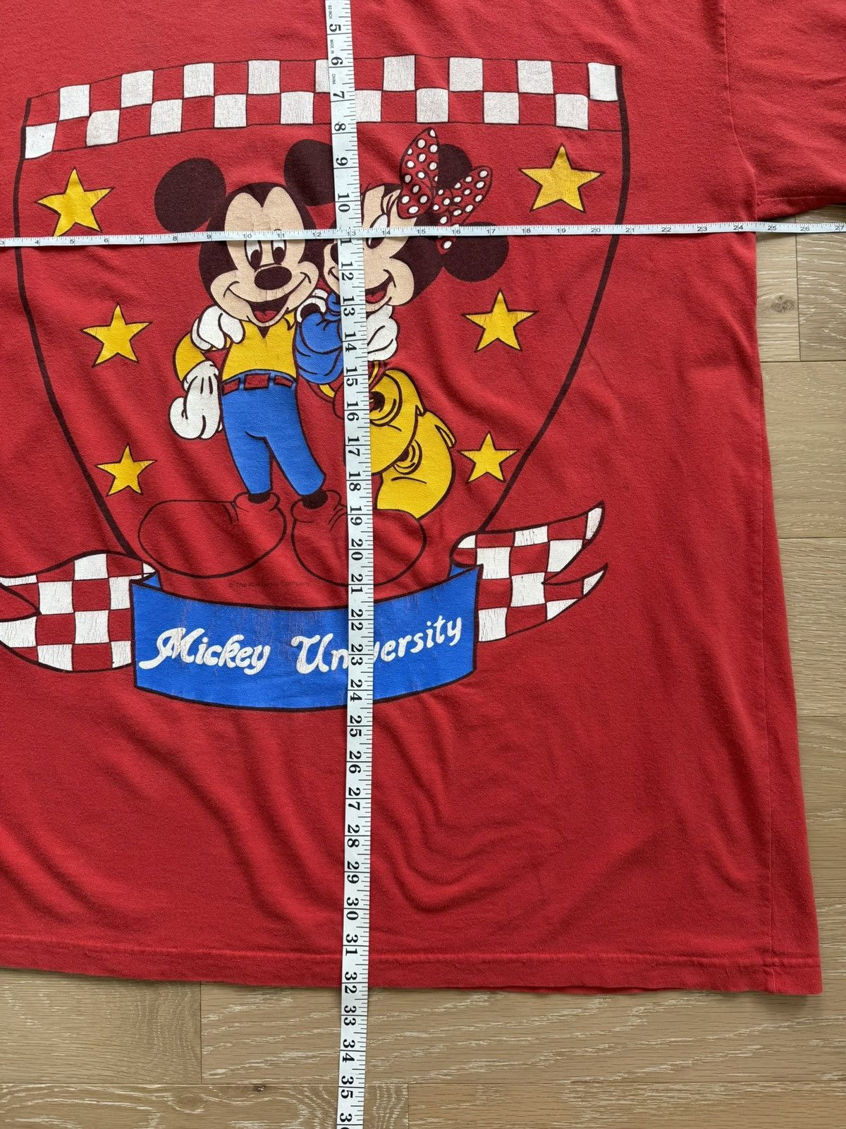 Disney Rare Vintage Mickey University Mickey and Minnie Mouse Shirt Size L / US 10 / IT 46 - 3 Thumbnail