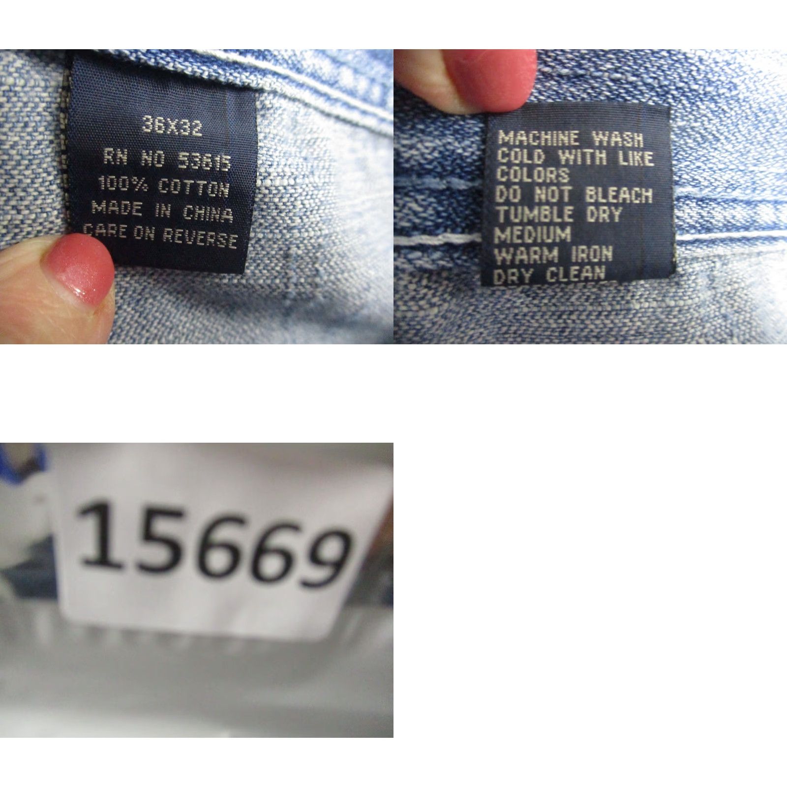 Vintage Koman Jeans 34x30 Men’s Baggy Wide-Leg Distressed Hip Hop Y2K Denim 5-Pocket Logo Button Zipper Pockets尺 Size US 34 / EU 50 - 9 Thumbnail
