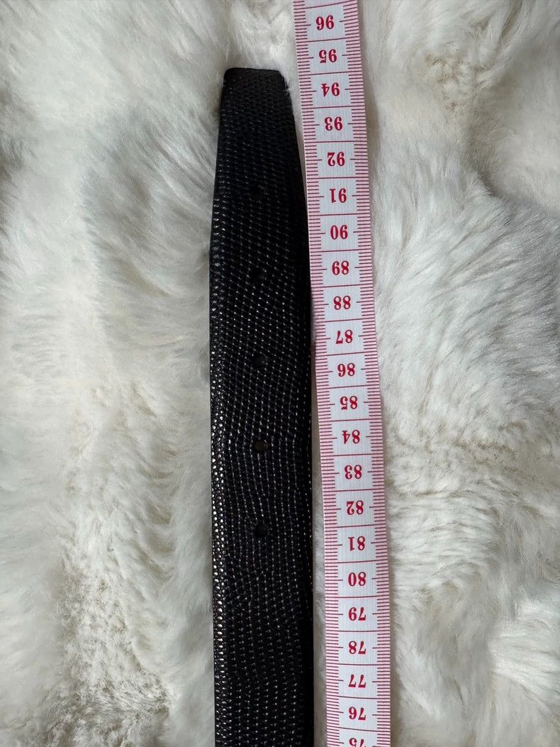 Yves Saint Laurent Saint Laurent Black Gold Belt 2502-Nextarrow Size ONE SIZE - 8 Thumbnail