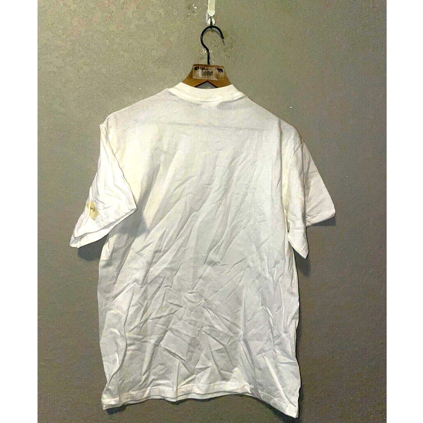 Jerzees Vintage Amish Country Anvil USA Graphic White M Shirt 1990s Size US M / EU 48-50 / 2 - 5 Thumbnail