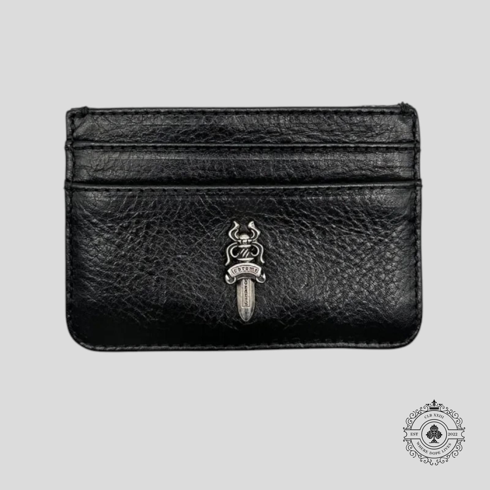 【けけけけん】 CHROME HEARTS/JOEY SCRLL Chrome Hearts Joey Scroll Logo Leather Wallet in Black | eBay