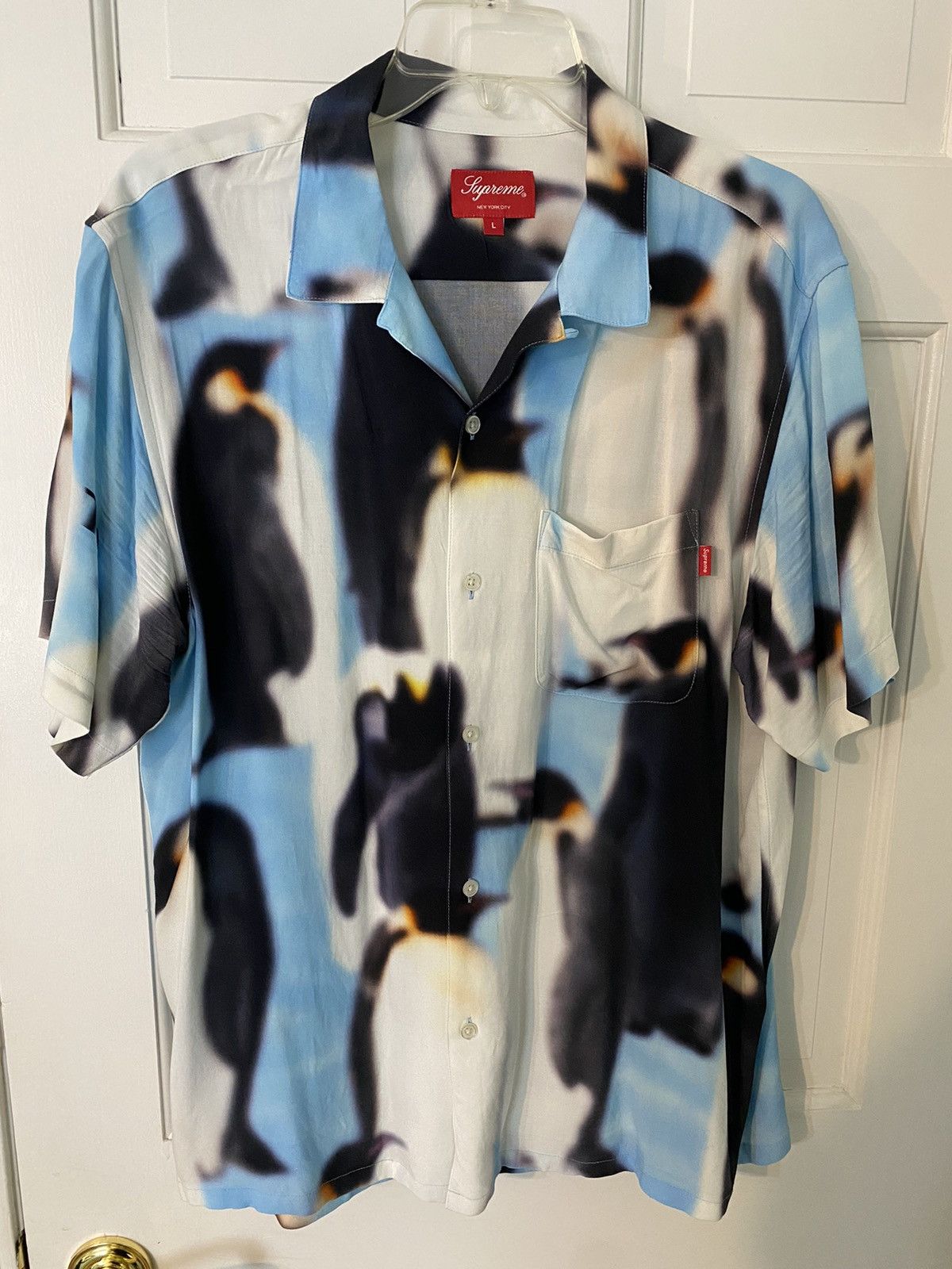 Supreme Supreme Penguins Rayon Shirt | Grailed