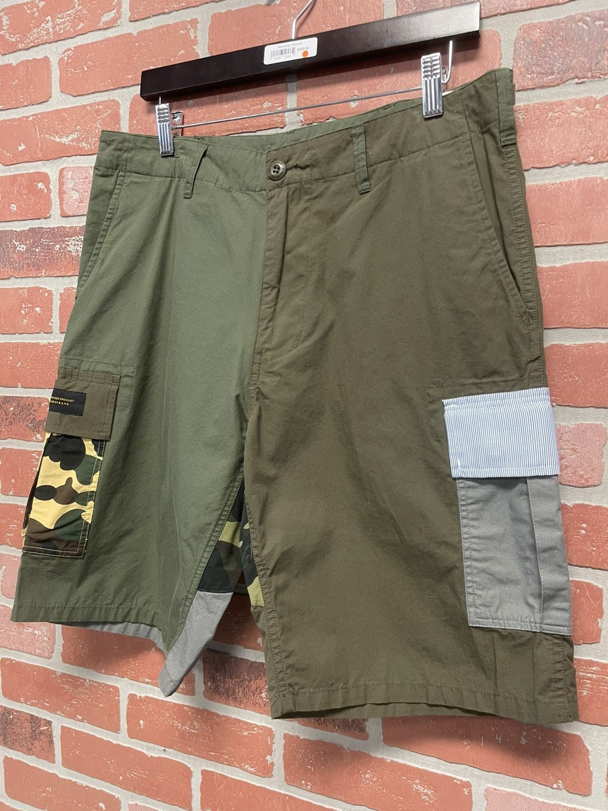 Bape Size S - BAPE Crazy Pattern 6 Panel Pocket Wide Fit Shorts Size US 30 / EU 46 - 3 Thumbnail