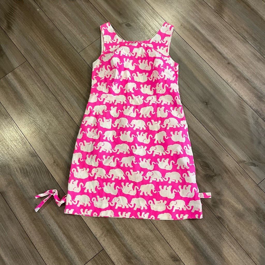 Lilly Pulitzer Lilly Pulitzer Pink Pattern Shift Dress Women 0 Size S / US 4 / IT 40 - 1 Thumbnail