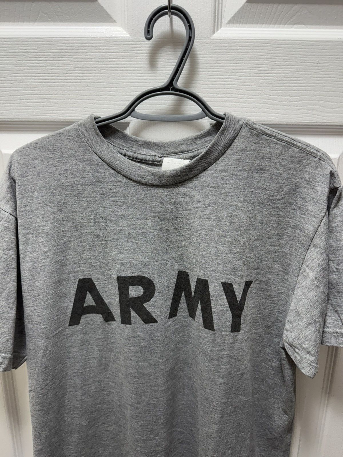 Vintage Army Grey T-Shirt Vintage Official Military Wear Grey Size US M / EU 48-50 / 2 - 2 Thumbnail