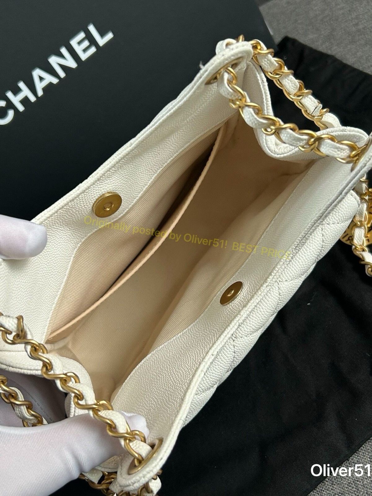 Chanel Chanel Caviar Chain Shoulder Bag AAAA 13/2609 Size ONE SIZE - 3 Thumbnail