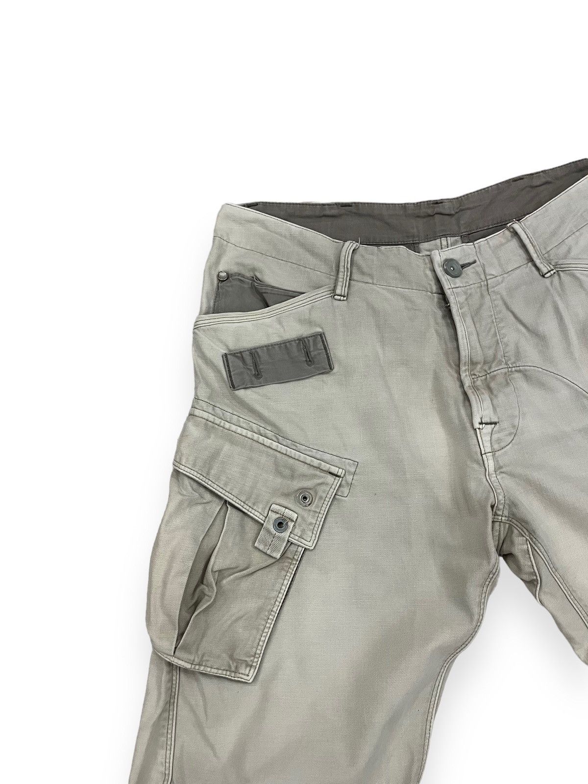 G-Star × Japanese Brand × Vintage Vintage G-Star Raw Double Knee Cargo Pants Size US 32 / EU 48 - 9 Thumbnail
