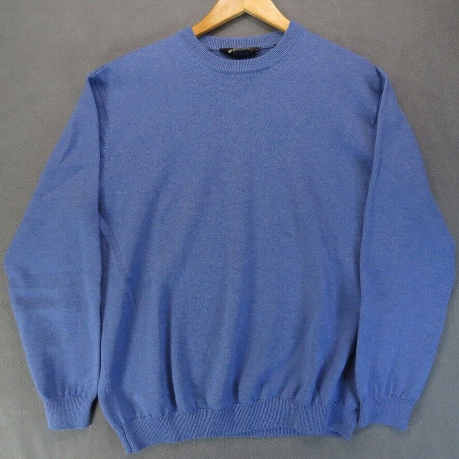 BUGATCHI Bugatchi Uomo Cashmere Sweater Mens Medium Blue Crew Size US M / EU 48-50 / 2 - 1 Thumbnail