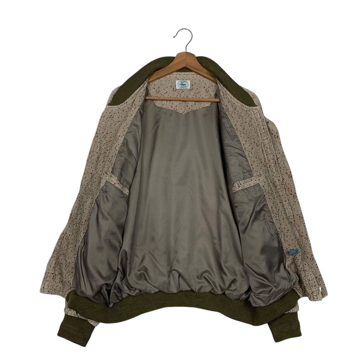 Lacoste 90’s IZOD LACOSTE Speckled Pattern Bomber Jacket #2827-C127 Size US XL / EU 56 / 4 - 13 Thumbnail