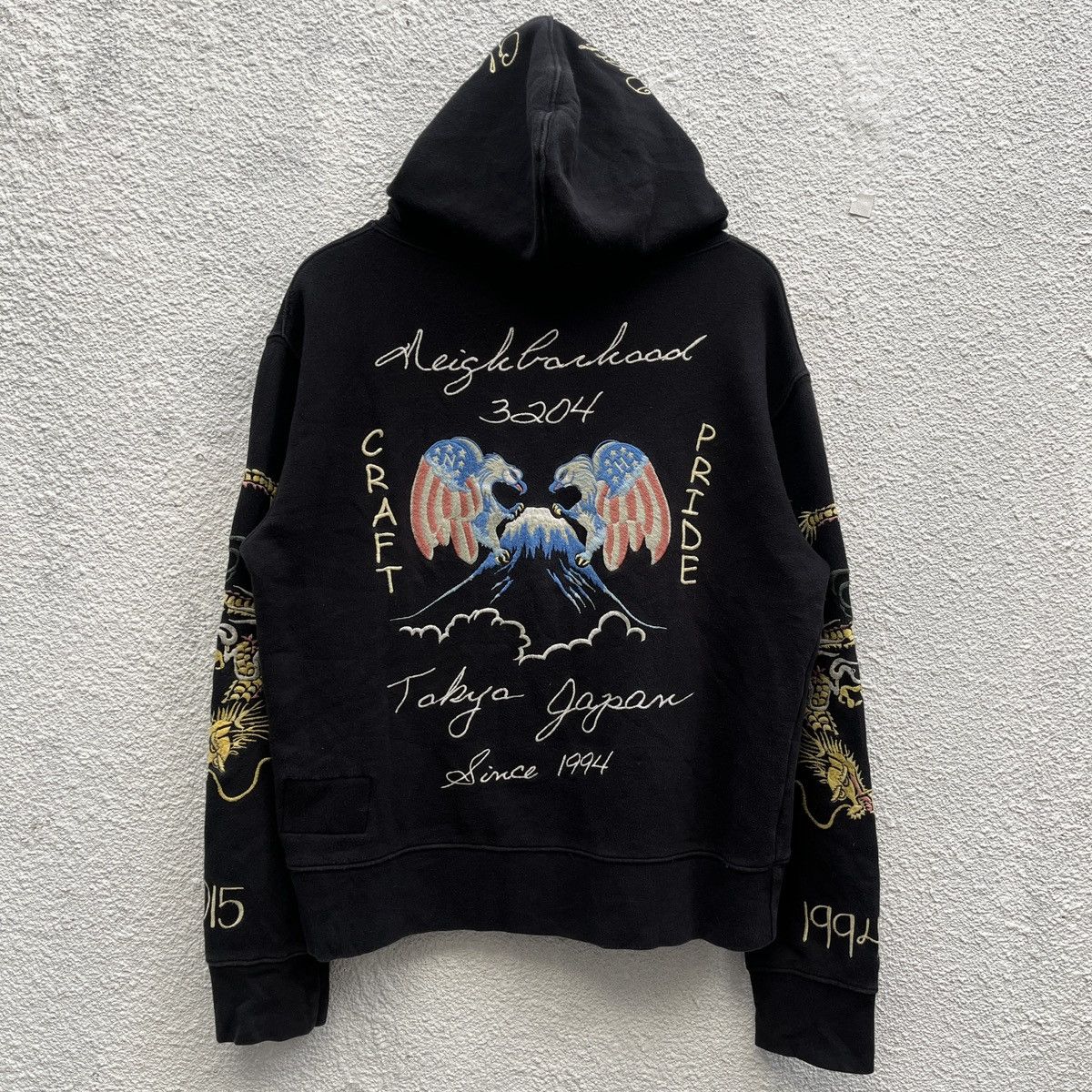 Neighborhood SS15 Neighborhood Embroidered Souvenir PAP Hoodie Size US L / EU 52-54 / 3 - 1 Thumbnail