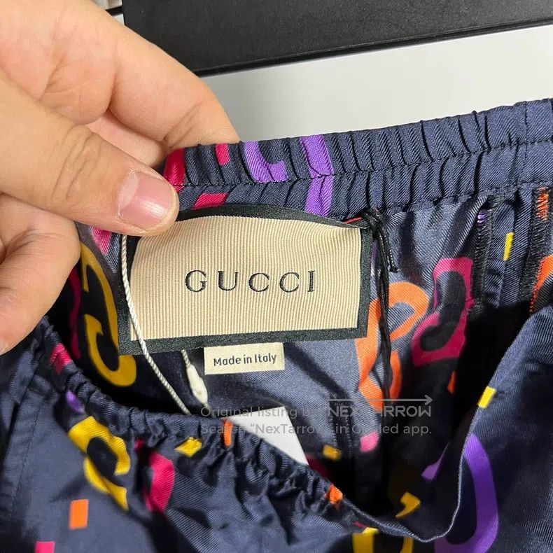 Gucci Gucci Colourful full-print shorts Size US 34 / EU 50 - 3 Thumbnail