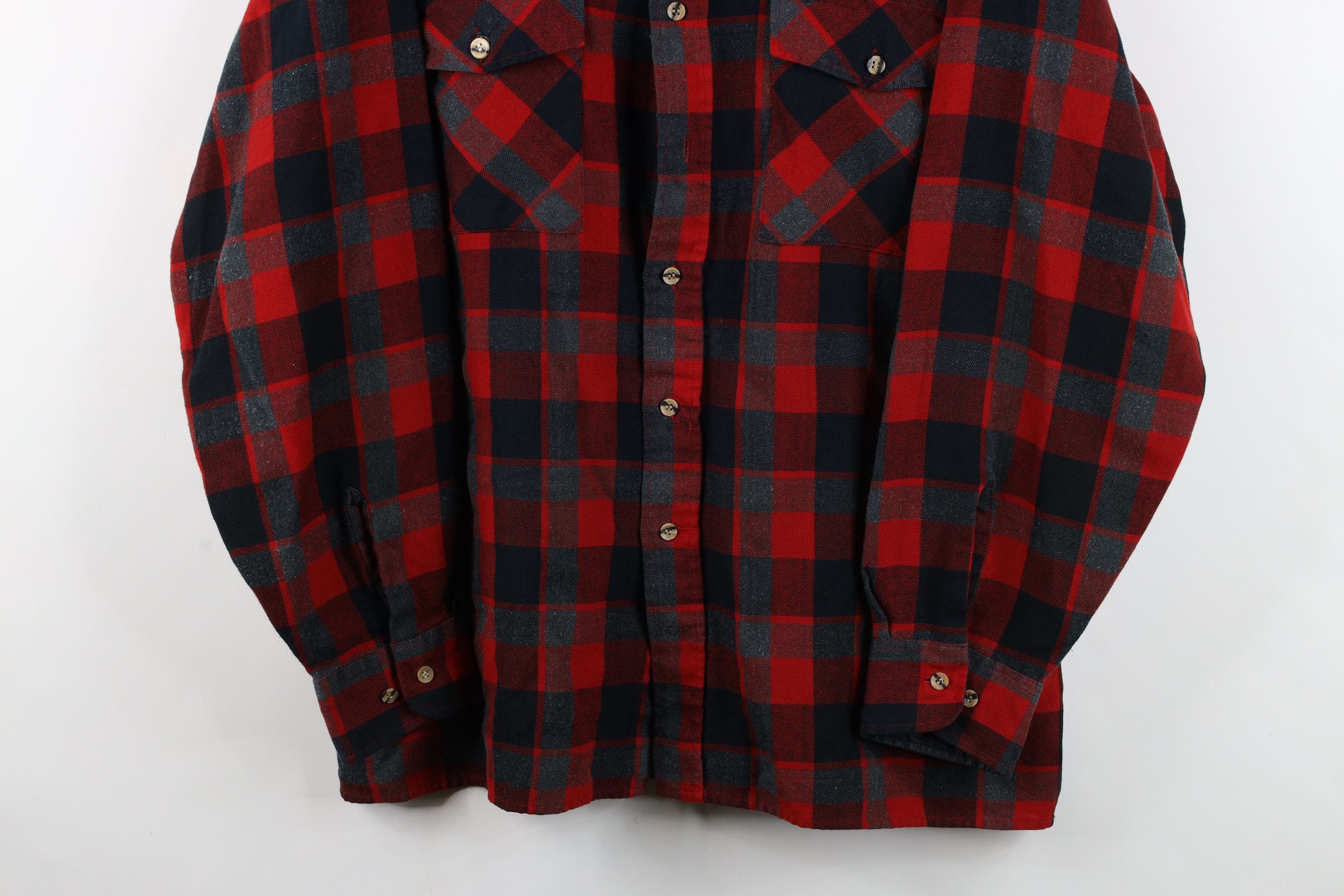 Vintage Vintage 70s 80s Streetwear Pocket Collared Button Shirt Size US L / EU 52-54 / 3 - 3 Thumbnail
