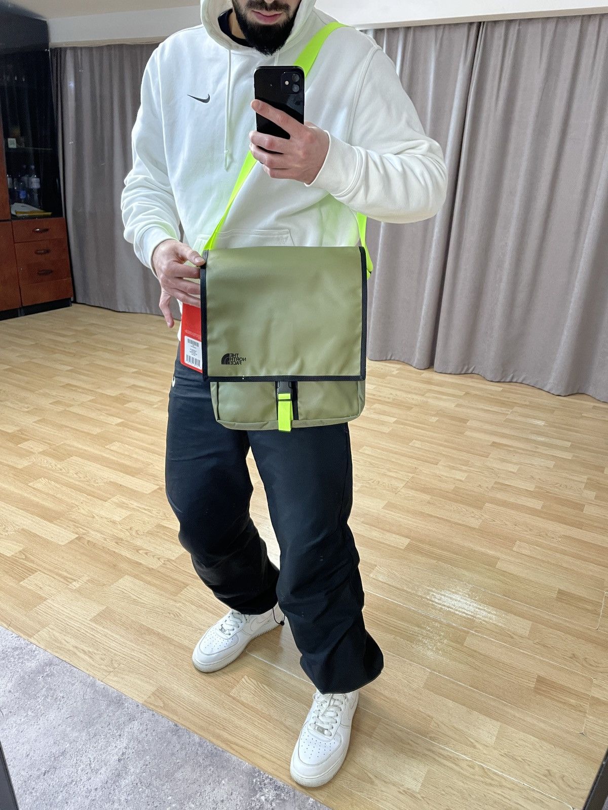 The North Face Vintage The North Face Messenger Bag 00s Sling Bag Drill Size ONE SIZE - 15 Thumbnail