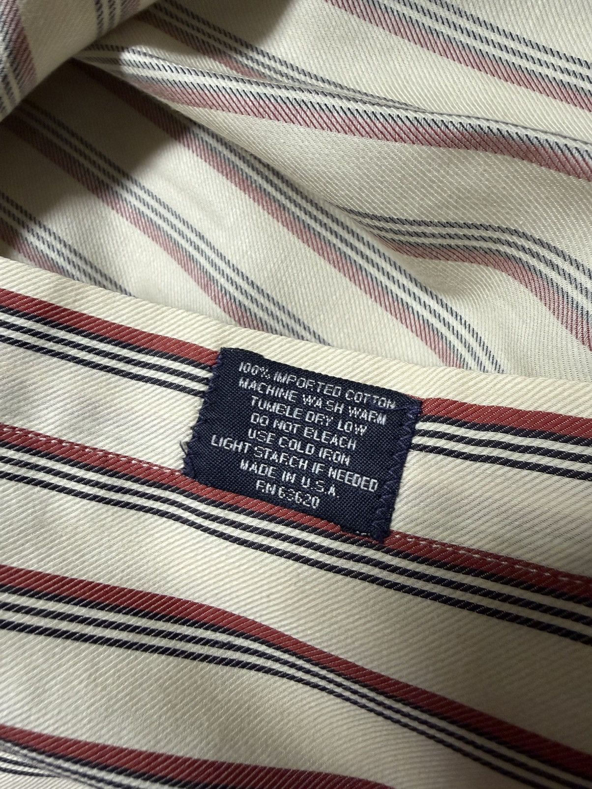 Burberry Burberry London Men's Long Sleeve Button-Up Shirt XXL Beige Size US XXL / EU 58 / 5 - 4 Thumbnail