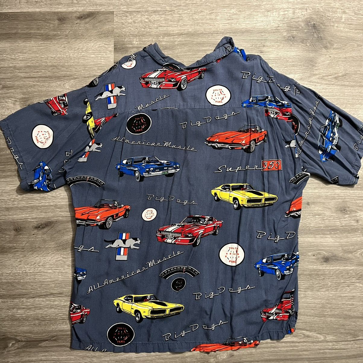 Big Dogs × Vintage Vintage Big Dogs Hot Rod Button Up Size US XL / EU 56 / 4 - 6 Thumbnail