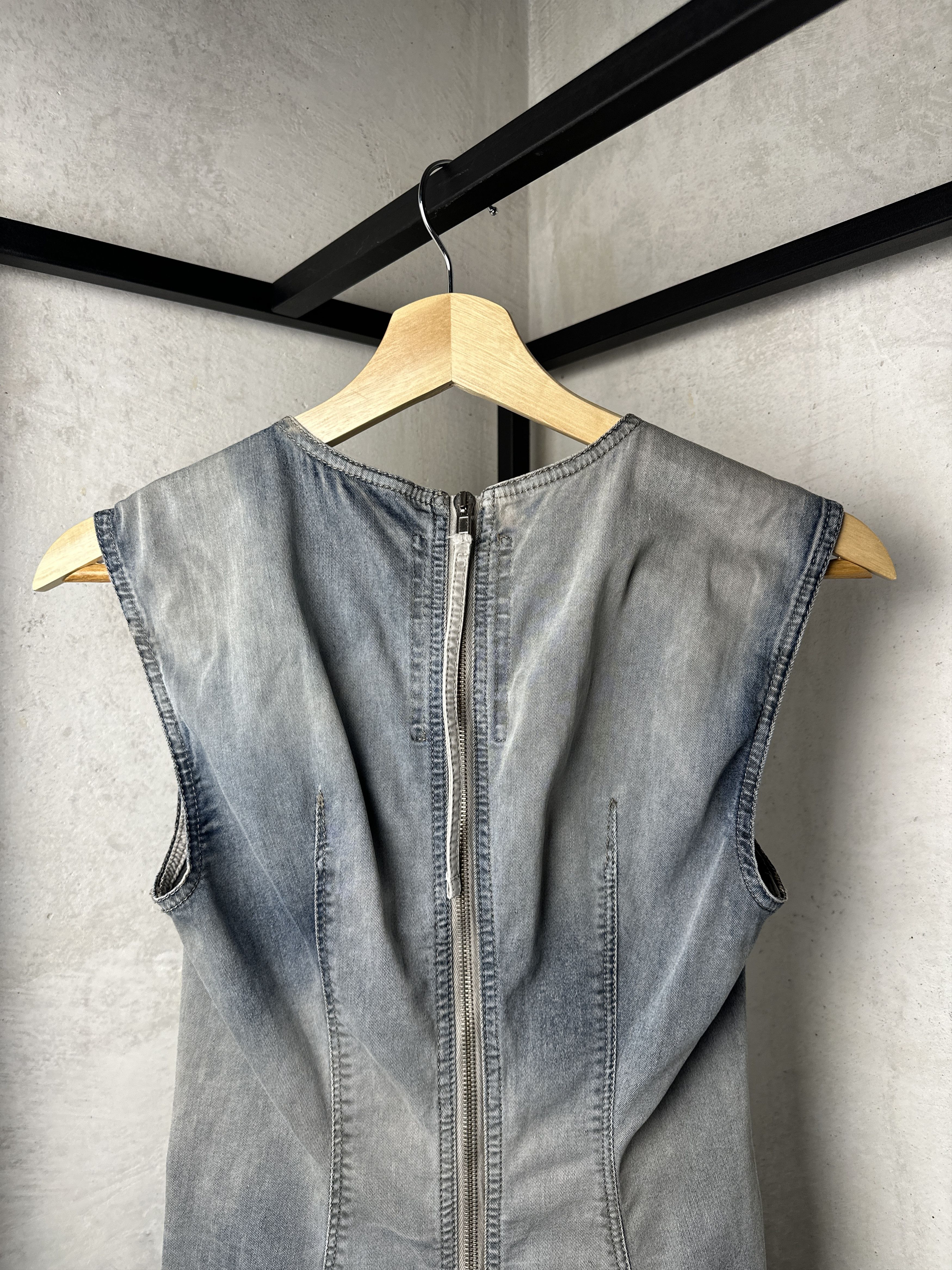 Rick Owens Rick Owens DRKSHDW Denim Top Size S / US 4 / IT 40 - 2 Thumbnail