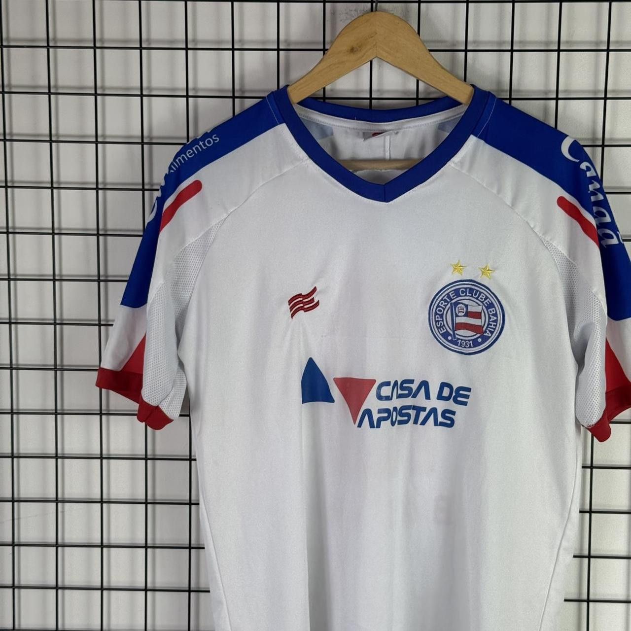 Vintage Bahia 2024/25 white home football shirt Size US M / EU 48-50 / 2 - 3 Thumbnail
